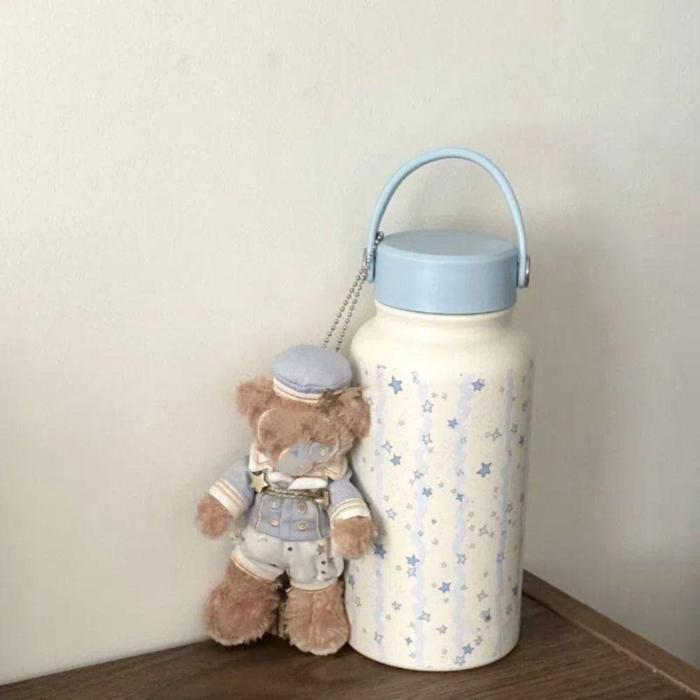 

Blue Star Insulated Water Bottle Puppy Thermal Car Cup New Vacuum Cup D