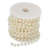 10m roll Grinding Pearl Wire Beads Garland String DIY Wedding Decoration 8mm
