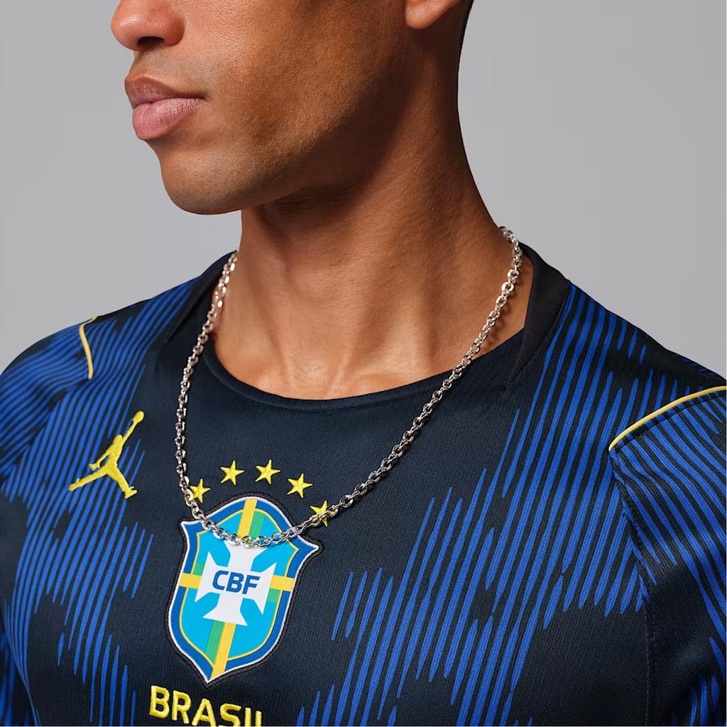 Jordan Brazil 2026 Stadium Away Men's Jordan Dri-FIT Soccer Replica Jersey