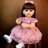Lifelike Reborn Baby Girl Doll Full Silicone Vinyl Body 55 Cm /22 Inch Realistic Princess Doll Reborn Toy Gifts Suit Kids 3+ Years