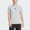 Adidas Gym Climacool Sports Round Neck Quick Dry Short Sleeve T-Shirt Men Tops Miracle-Silver JY9517
