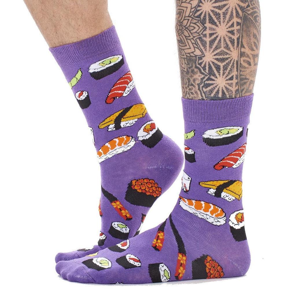 Floso Unisex Adult Sushi Socks (Pack of 6)