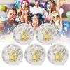 10Pcs Latex Transparent Balloon with   Words for Birthday Party Wedding Anniversary Decorate