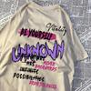 Be Yourself Unknown Colorful Word Clothes Men Women Hip Hop Summer T Shirt Casual Crewneck Tee Clothing Cotton Loose T Shirt