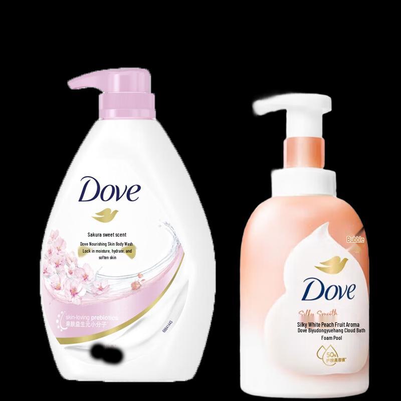 Dove Peach & Cherry Blossom Body Wash Set