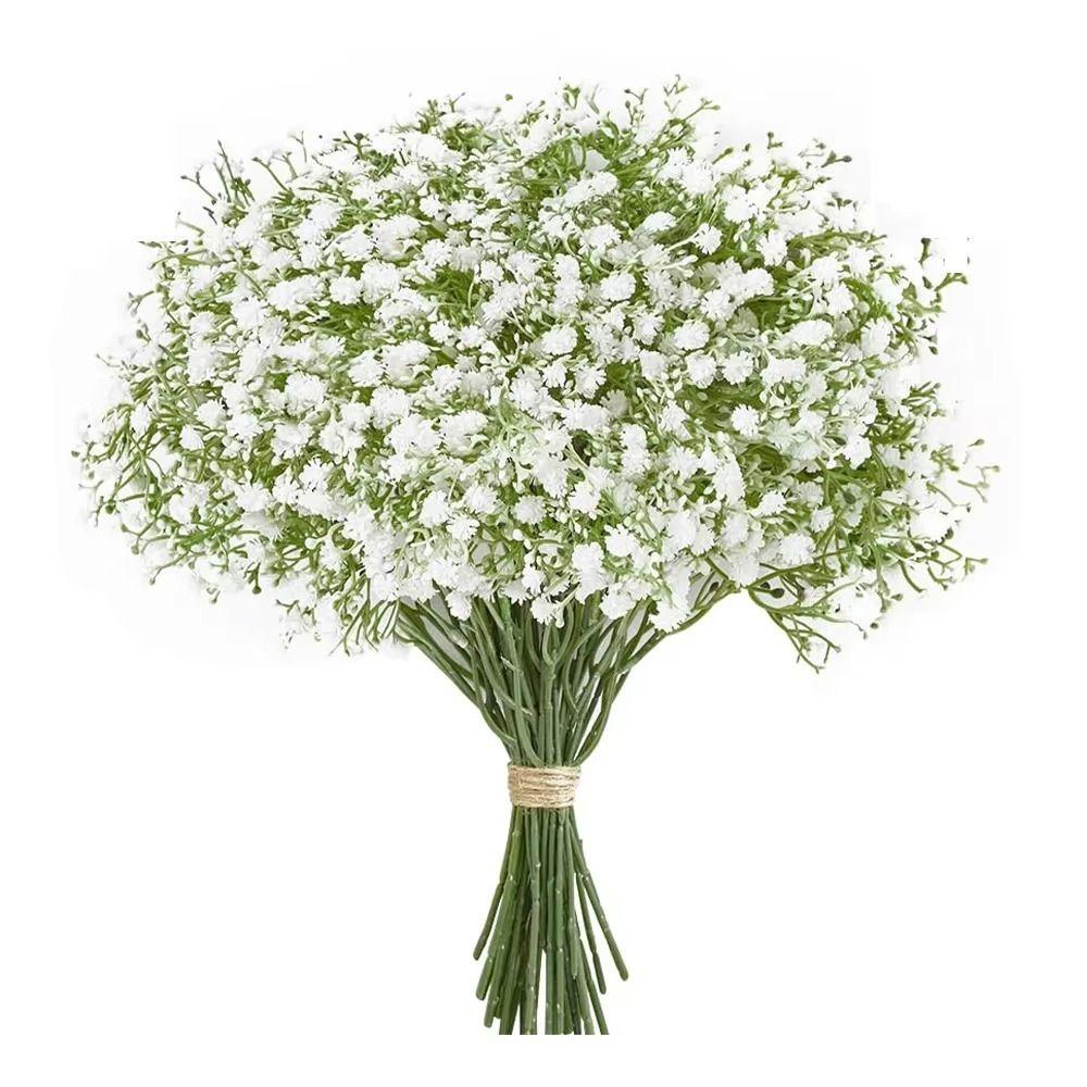 30Pcs DIY Floral Artificial Baby Breath Flowers Artificial Flowers Bouquets  Bride Engagement