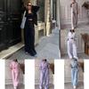 Casual Cotton Linen Shirt And Drawstring Wide Leg Pants Set For Women Spring