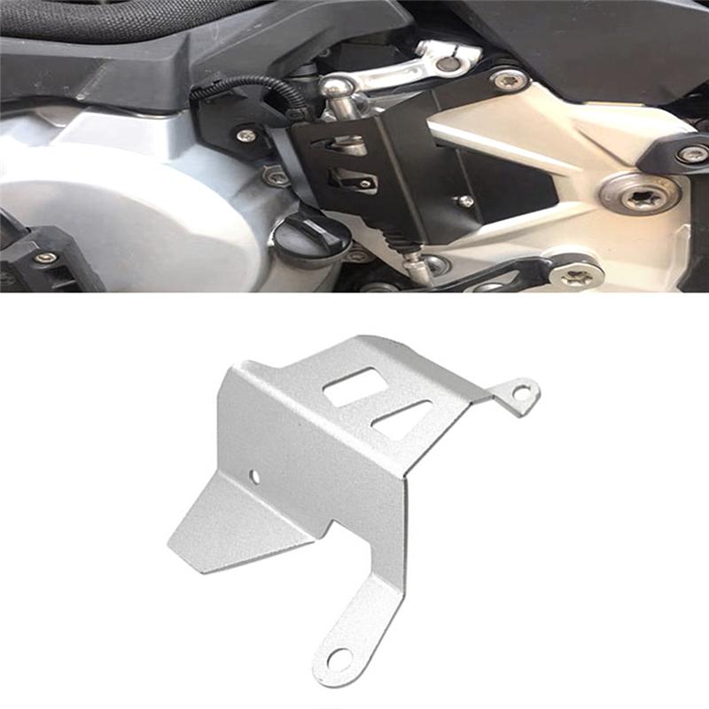 H5-Gear Shift Lever Brake Guard Motorcycle Gear Shift Lever Guard Gear Shift Lever Brake Guard For BMW Silver