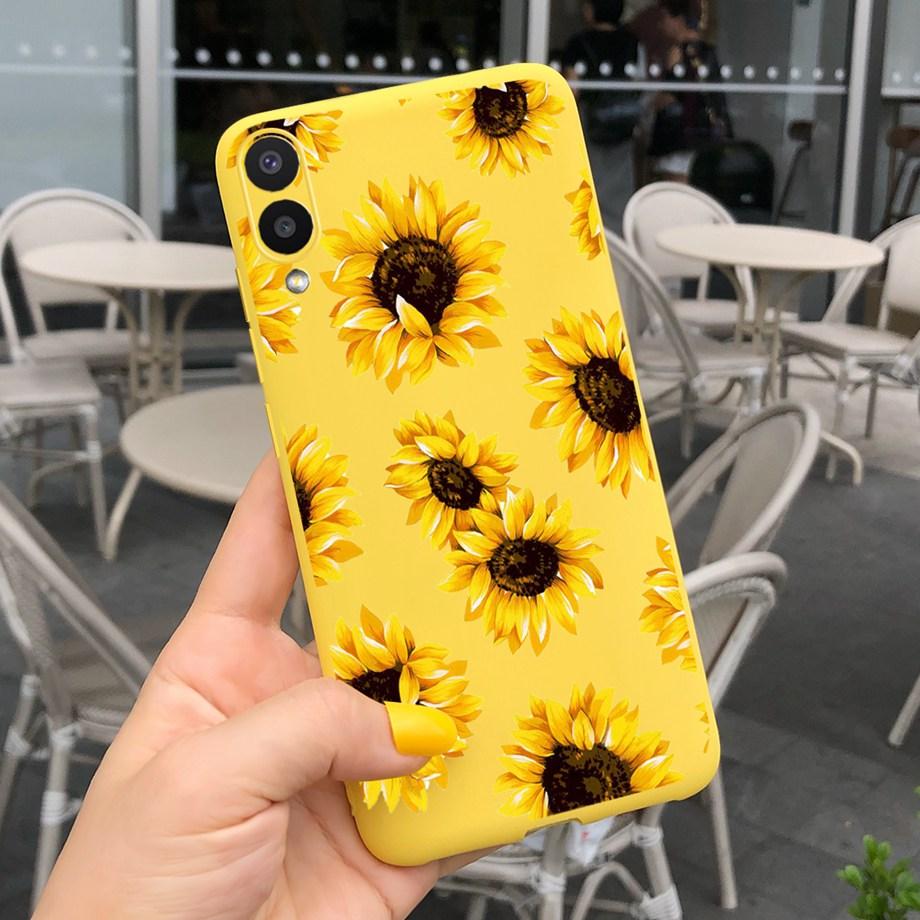 For Samsung Galaxy A02 A02S M02 M02S F02S Case Flower Silicone Soft TPU Back Cover For Samsung A02  A02s A025F A 02 s Phone Case