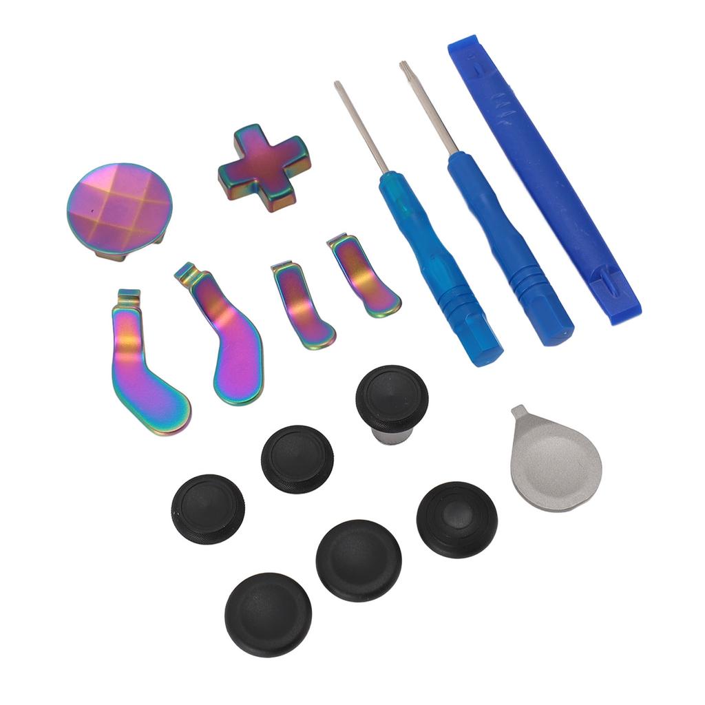 13 In 1 Metal Thumbsticks for Xbox One Elite Series 2 Controller Metal Mod 6 Swap Joysticks 4 Paddle