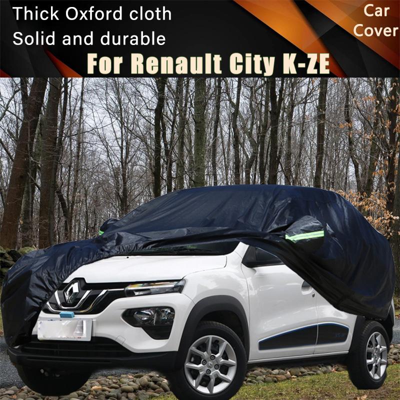 For Renault City K-ZE Car Full Outer Covers Outdoor Waterproof Dustproof Sun Rain Snow Protection Exterior Car Accessories