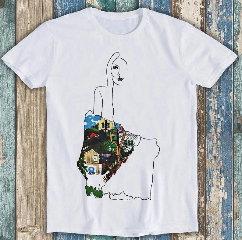 Joni Mitchell Ladies of Canyon Music Band Folk Poster Gift Tee T Shirt M90