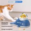 Cartoon Whale Pet Dog Cat Automatic Feeder Anti-Slip Base Freeze-Dried Launcher Pet Interactive Training Food Dispenser Toys