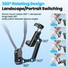 Neck Hanging Phone Holder First Person Perspective Shooting of Self Media Live Streaming Action Camera Magnetic 360 Rotate Stand 6