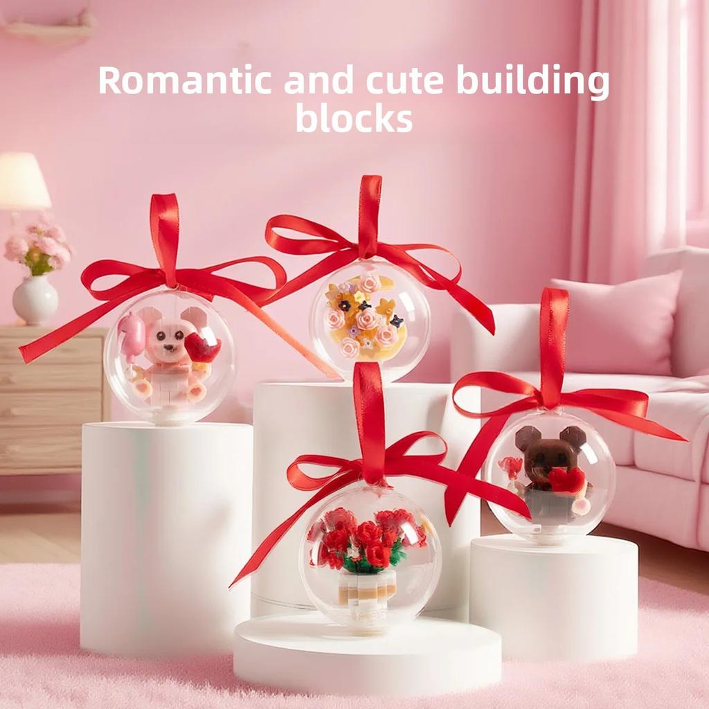 Christmas Bricks Construction Set Micro Building Blocks Birthday Gift for Adults ini block Toys Decoration Home girls boy Gifts