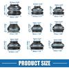 Universal Car Turn to Rod Arm Ball Joint Head Dust Protection Car Suspension Steering Parts Rubber Black