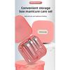 Complete 8 Pcs Set Manicure Kit Nail Clippers with Clippers Cuticle Pusher & Trimmer Portable Gift for Women and Men
