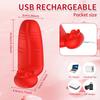 G Spot Finger Vibrator Female Clitoral Nipple Stimulator Rose Toy 10 Speed Vibrating Masturbator For Women Lesbian Orgasm 18+