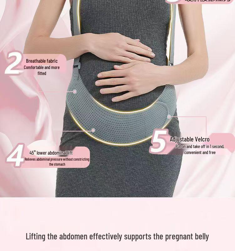 Verstellbarer Atmungsaktiver Mutterschaftsstützgürtel für Pränatale Bauchstütze