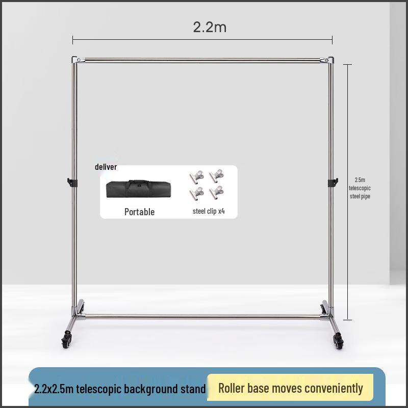 Yilv Stainless Steel Portable Photography Background Stand