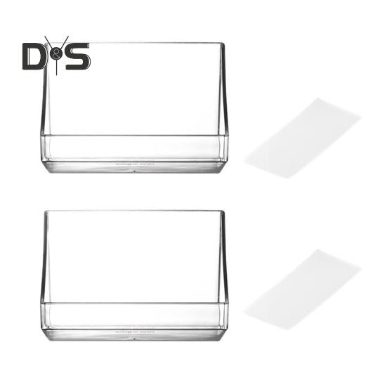 1/2/3Pcs Wall Mounted Storage Organizer Clear Storage Box Strong Load-bearing Easy To Install Bathroom Cabinet Shelves Organizer