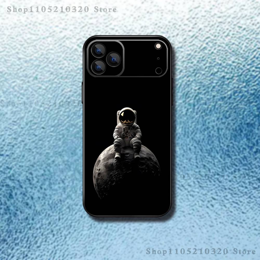 

cartoon astronaut Phone Case For iPhone 17,16,15,14,13,12,11,Pro,Max,Plus,E,Air,Mini Protective TPU Cover iPhone17