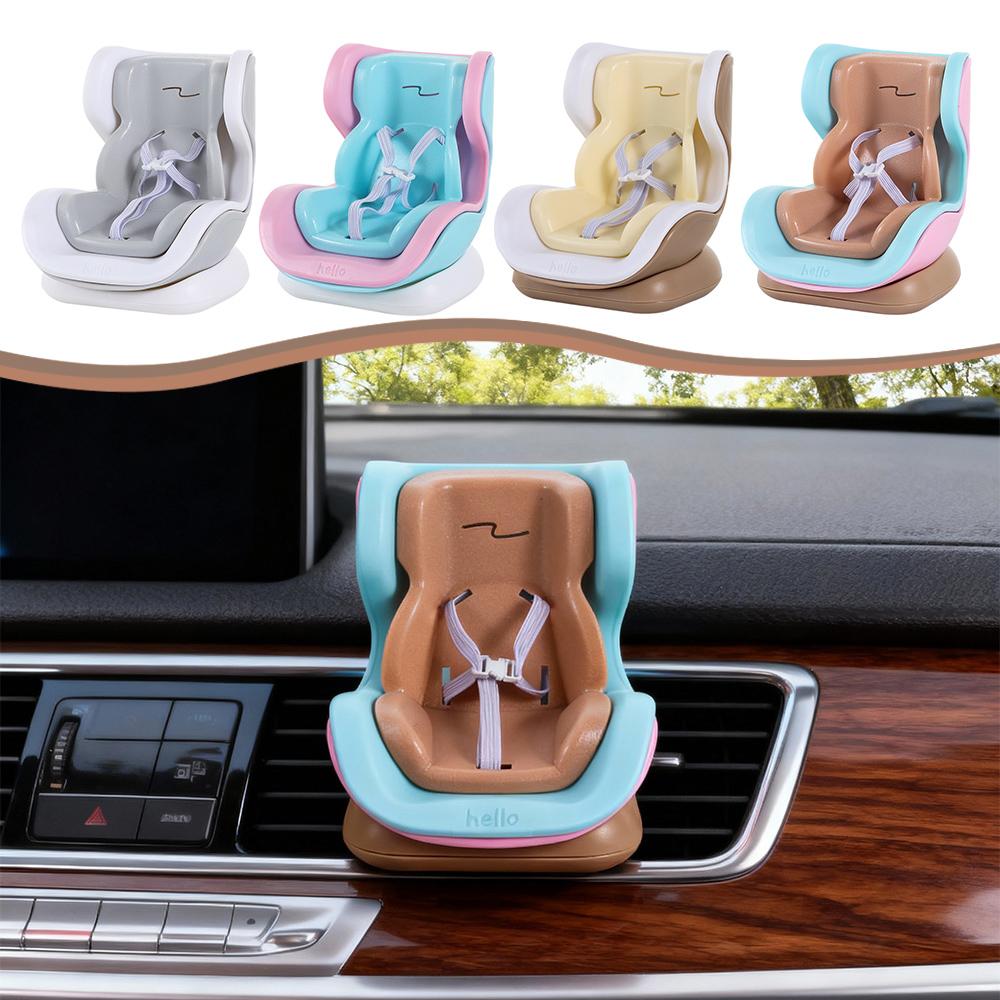 Plastik Puppenautositz Langlebiger Cartoon Stuhl Modellauto Luftauslass Dekoration Auto Innenraum Styling