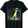 Funny Ufo Easter Egg Abduction T Shirt Aliens Cosmic Hunt