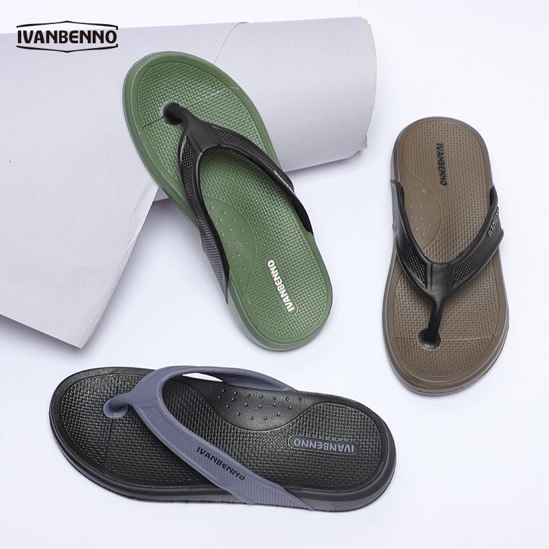 Men's 2025 Summer Arch Support Flip-Flops - Shock-Absorbing, Odor-Resistant, EVA One-Piece Outdoor Slippers