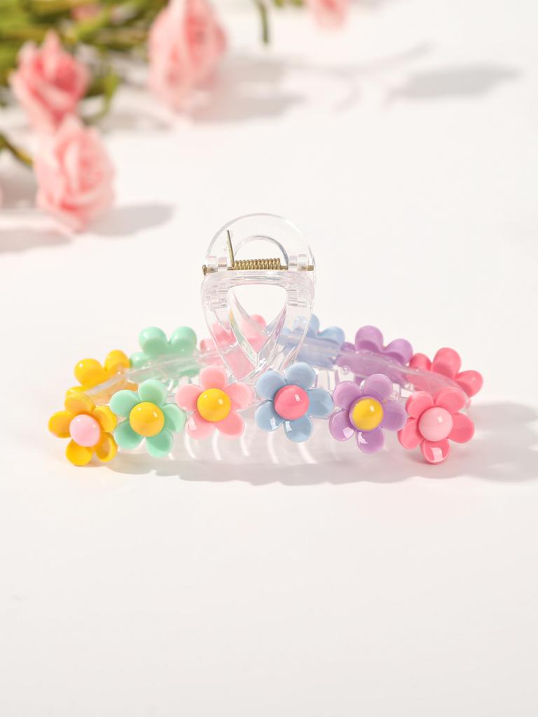 Molans Multicolor Flower New Grab Hair Clip Female Hair Claw For Woman Hairpin Headdress Hair Clip Temperament Hair Accessories