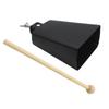 5in Cow Bell Metal Hand Percussion Music Cowbell Noise Makers Drum Accessories for Beginner