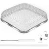 SheeChung RV Furnace Vent Screen, Flying Ect Screen Water Heater Cover For Camper, 4.5 X 4.5 X 1.3 Inch, Stainless Steel Screen With Tallation Tool &