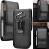 Funda vertical de nailon con clip para cinturón para teléfono móvil Stonego Bolsa de transporte Soporte para tarjetas