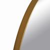 Rundes Holz-Loft-Spiegel 60 Cm Gold Bd Art