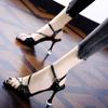 Versatile Sexy Fish Mouth Sandals Women's Summer Fashion Outer Wear One-word Buckle Strap High Heel Fashion Sandals