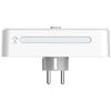 Listwa zasilająca Beline z LED 2xUSB-A/USB-C/2xAC Biała