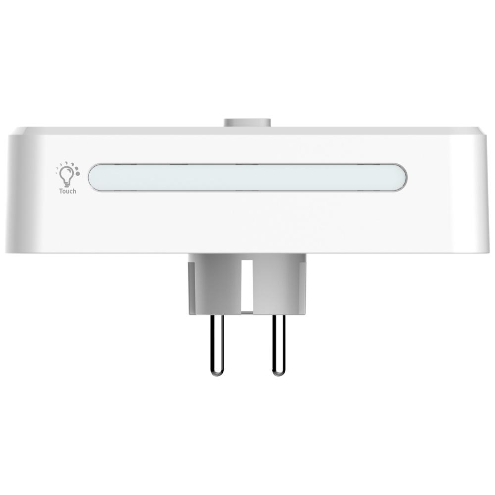 Listwa zasilająca Beline z LED 2xUSB-A/USB-C/2xAC Biała