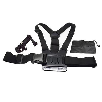 Convient pour GoPro : bandoulière fixe de poitrine, base réglable à 3 positions et sac de rangement, accessoires pour caméra de sport Little Ant 4K