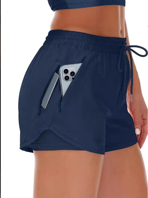 Women's 5-Inch Quick-Drying Lightweight Running Shorts with Zipper