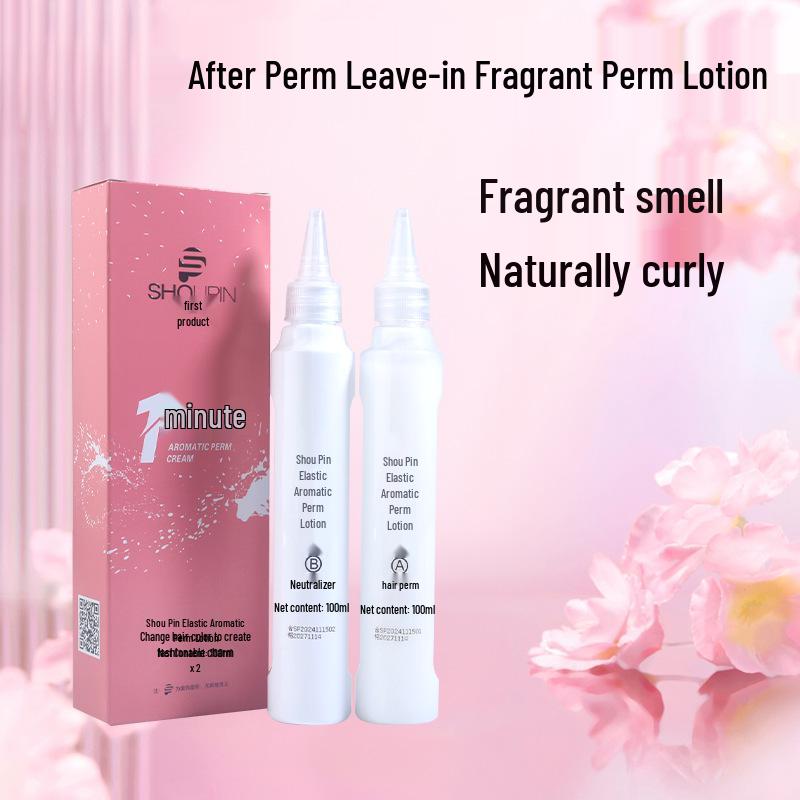 Quick, Damage-Free Perm Lotion for Curly Hair - Suitable for Hot, Cold, and Electric Perms