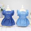 Nice Spring Summer Little Dog Cat Dog Dog Dress Rookie Letters Z 'Anne Rainbow Dress Chow Woo for home decoration