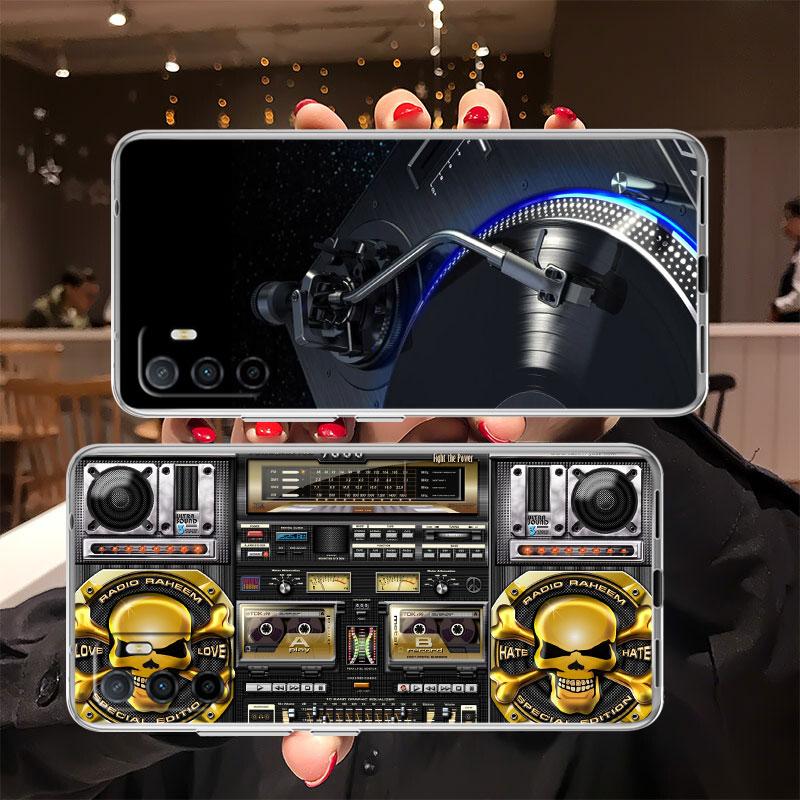 Cassette Vintage Boombox Tape Transparent Phone Case for Motorola Moto Edge 20 30 40 50 S30 Fusion Ultra Pro Neo Lite + G200 G23