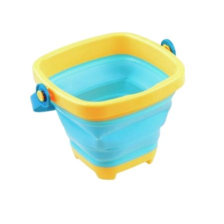 Beach Set for Sand Water Foldable Bucket Rake Shovel Sandbox