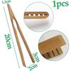 Bamboo Tincers Bamboo Cooking Clamp Wood Tincers Bamboo Tester Eco-friendly Reusable Bifteck Claw for Kitchen Restaurant Tea Claw 20cm 1 Piece