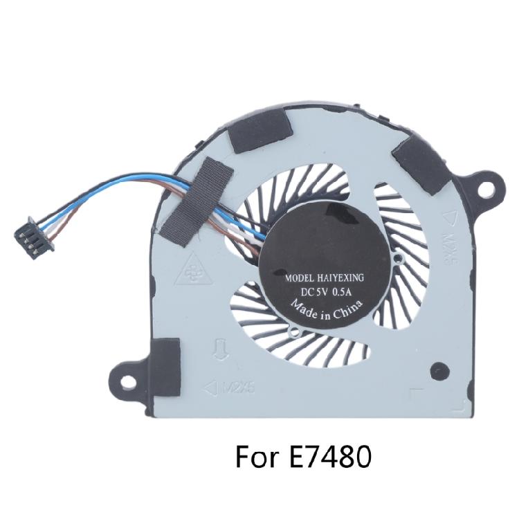 Laptop Cooler Fan 4 Pin 4-wire CPU Cooling Fan Quiet Notebook Heatsink for Dell Latitude 7480 E7480 7490 E7490