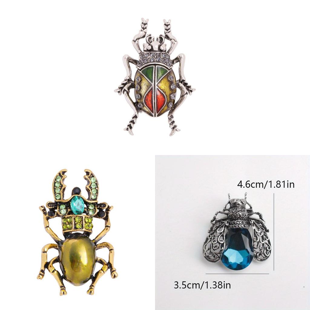 Animal Crystal Brooch With Alloy And Electroplating For Fashion Accessories