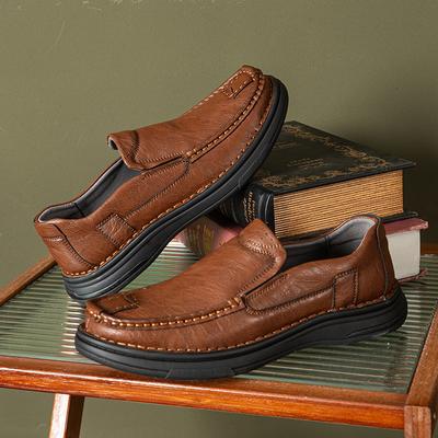 Scarpe da Uomo in Pelle Slip on Sneakers Casual Ballerine Scarpe da Passeggio