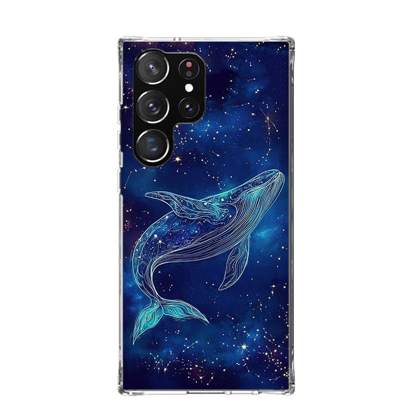 Humpback Whale Sea Giant Phone Case For Samsung Galaxy S26 S25 Edge S24 S23 FE S22 Ultra S21 Plus S20 + Fundas Cover Coque Galax