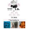 Y YHY Ceramic Cat Slow Feeder, Elevated Dog Food Bowl Tilted Design, Slow Feeder Bowl No Black Chin, Cat Shape for Dry and Wet Food