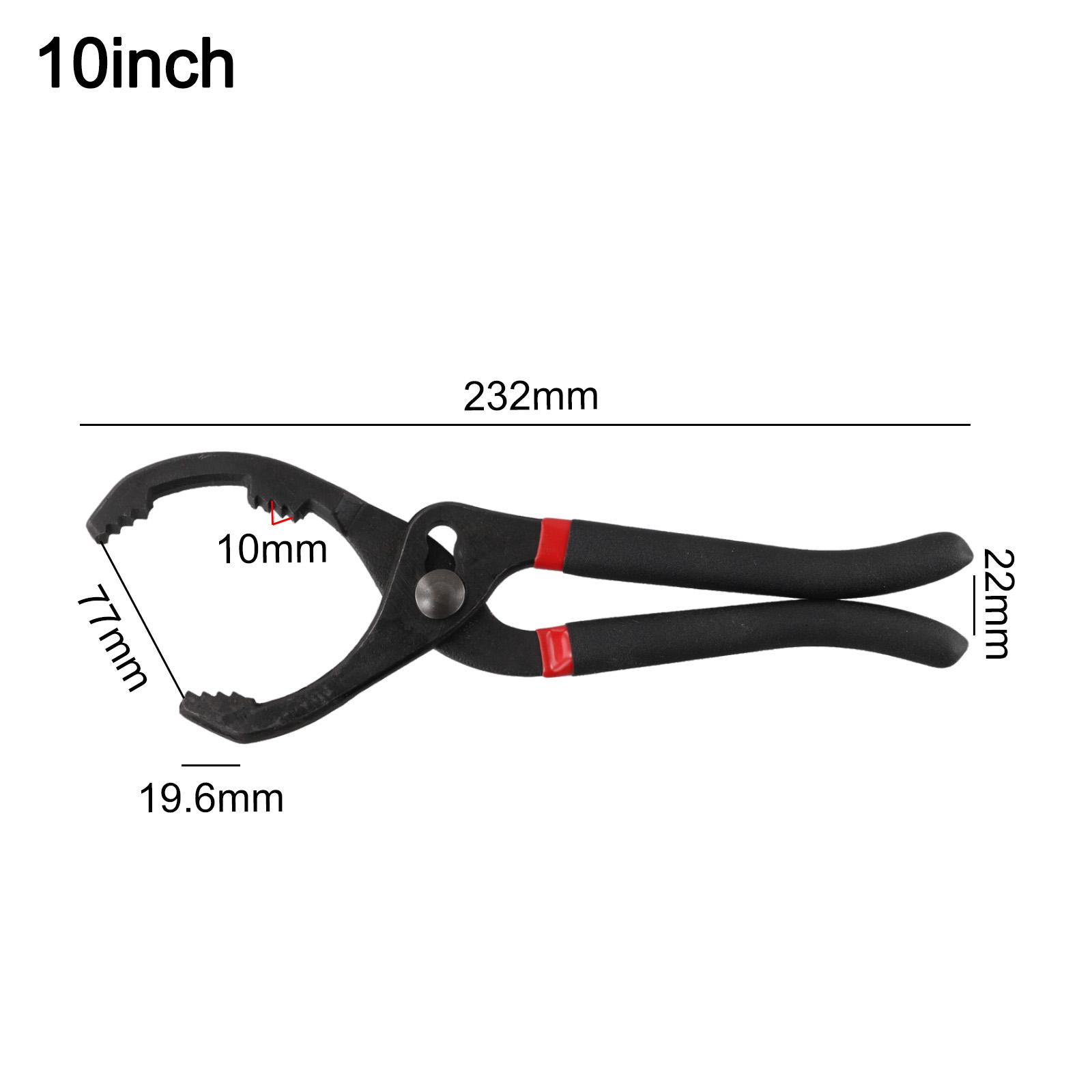 

Auto Repair Engine Maintenance 10 Inch Engine Filter Wrench Easy To Use Adjustment Button Clogged Oil Filter Removal